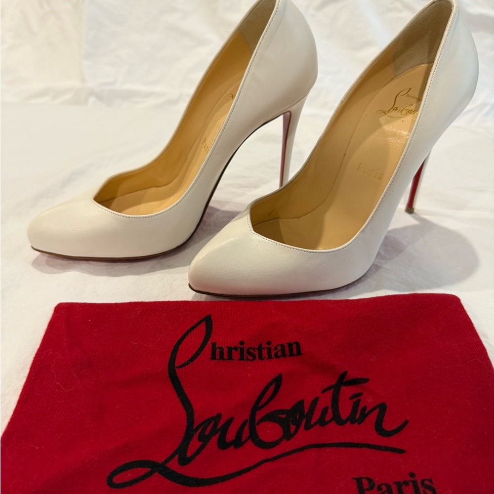 Christian Louboutin White Women's Heels